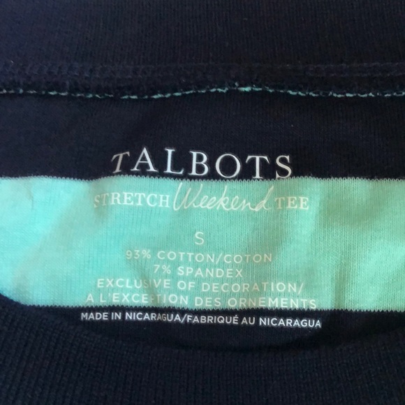 Talbots stretch weekend tee shirt - Picture 4 of 7